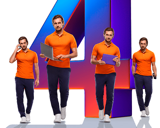 Великолепная четверка Ростелеком в деревня Здоровецкие Выселки (Орловская область)